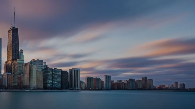 Skyline with hotels