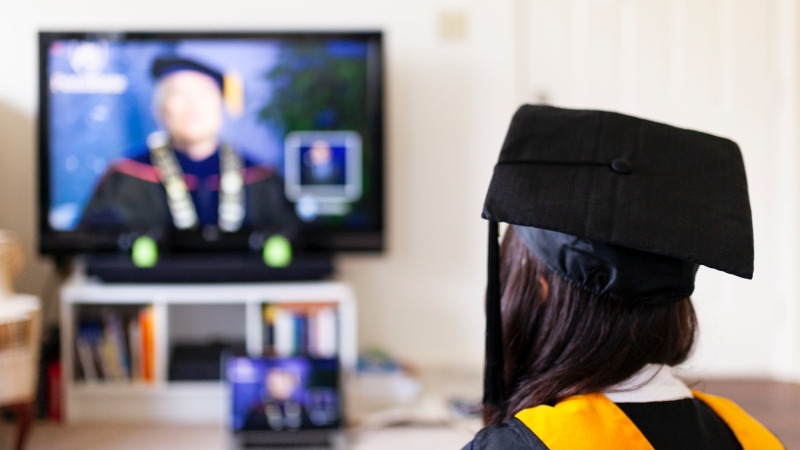 Virtual graduation (Photo by Mohammad Shahhosseini on Unsplash)