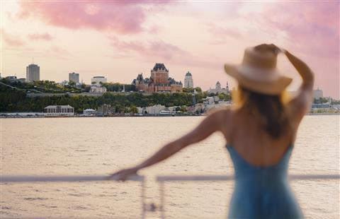 Fairmont Le Chateau Frontenac in Quebec City, QC