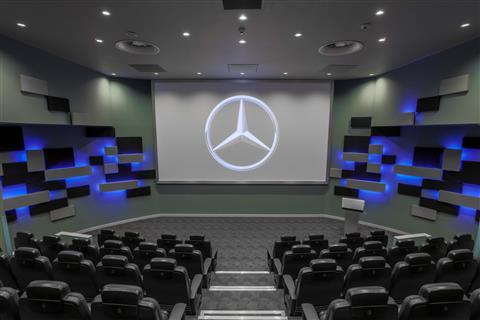 Mercedes-Benz World in Weybridge, GB1