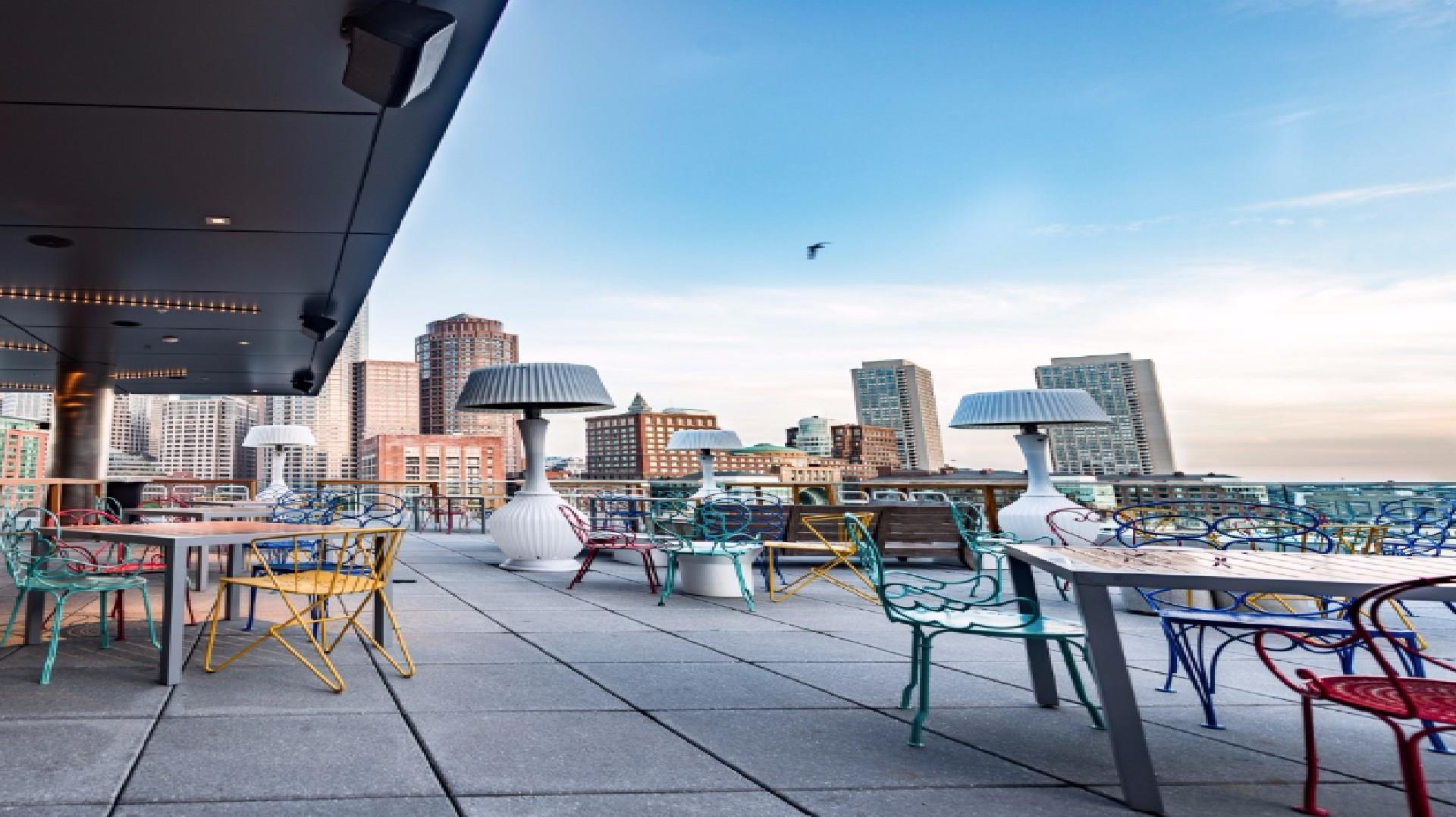 Rooftop at The Envoy in Boston, MA