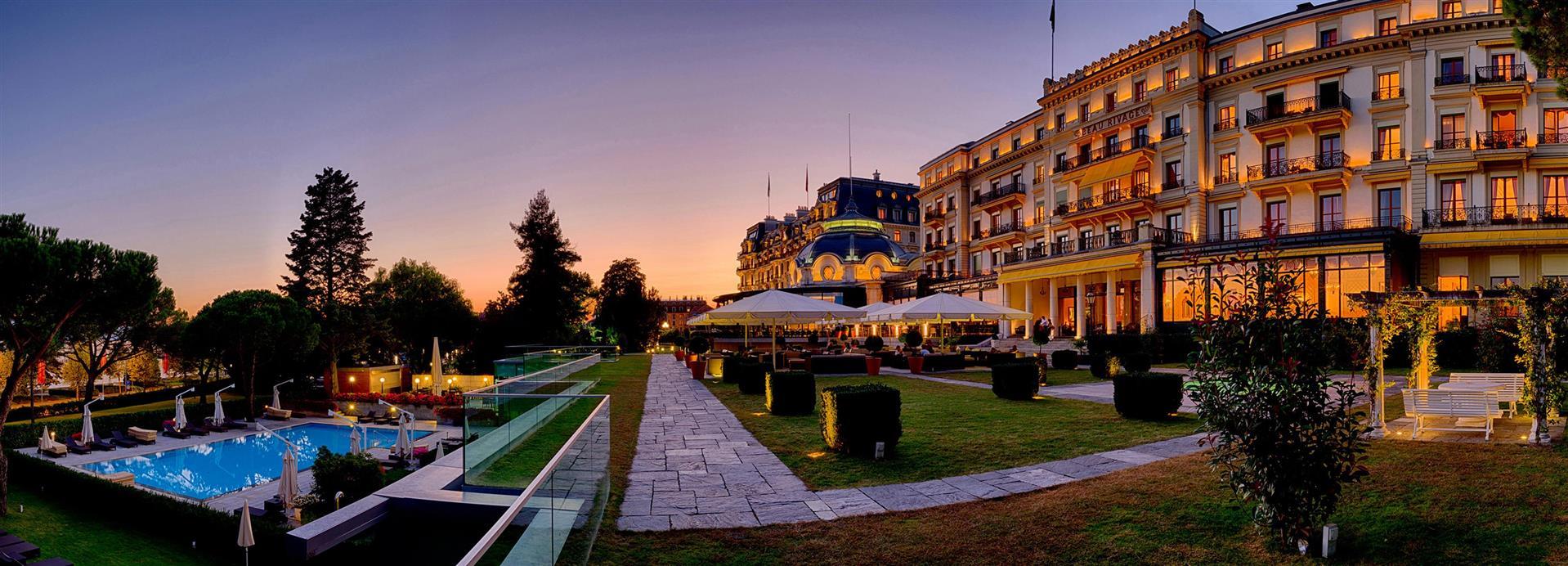 Beau-Rivage Palace in Lausanne, CH