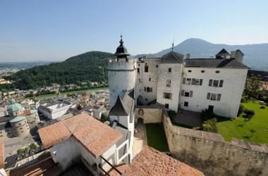 Hohensalzburg Fortress in Salzburg, AT