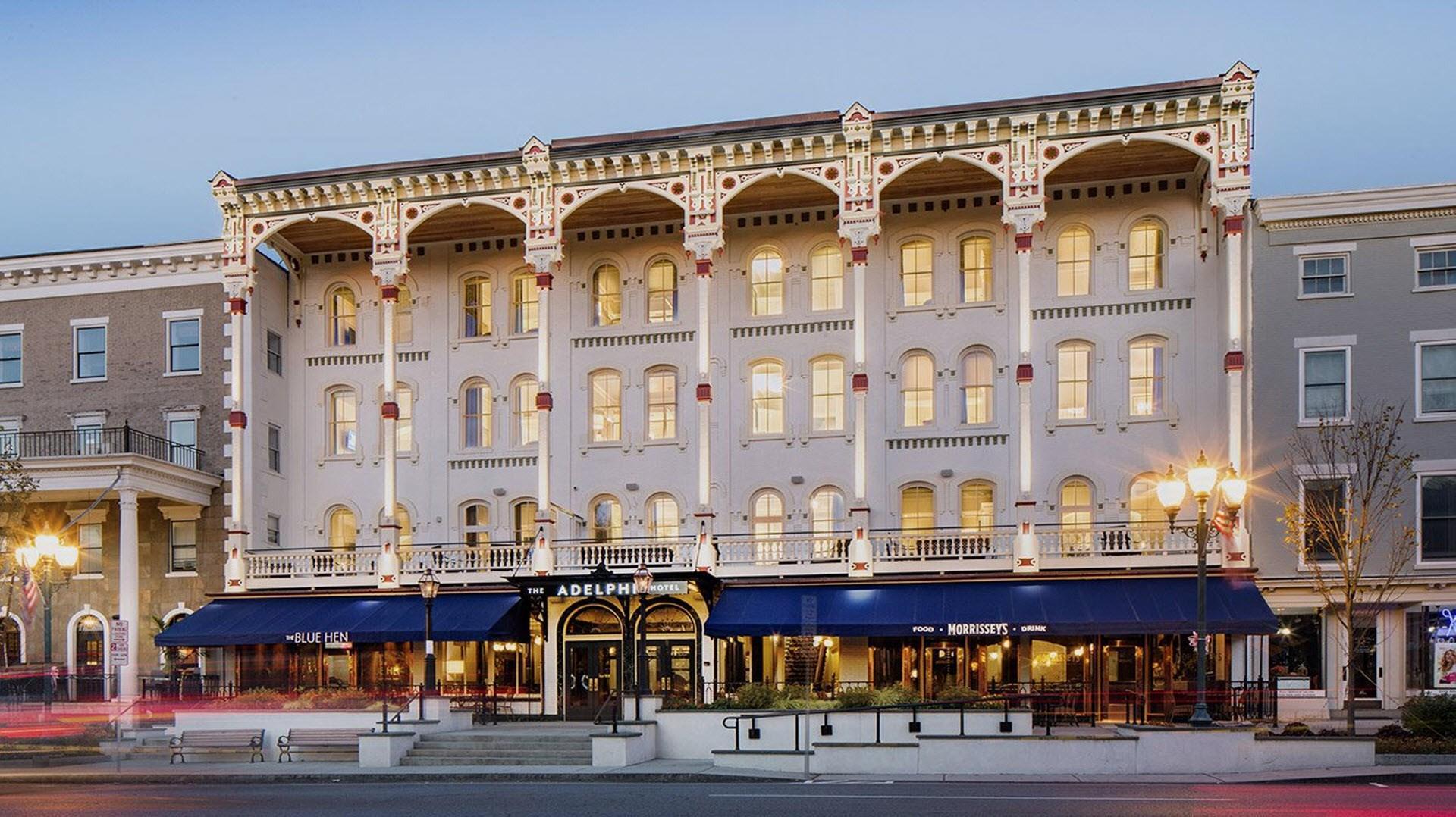 The Adelphi Hotel in Saratoga Springs, NY