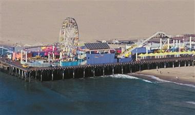 Pacific Park on the Santa Monica Pier in Santa Monica, CA