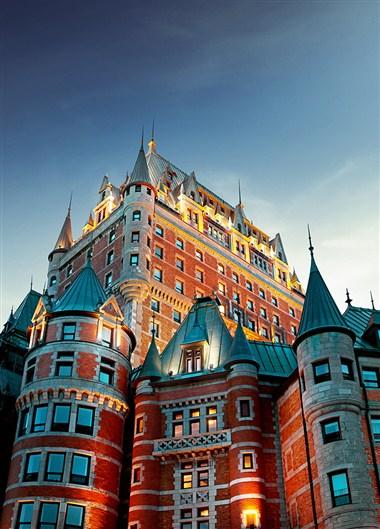 Fairmont Le Chateau Frontenac in Quebec City, QC