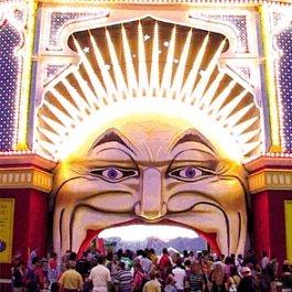 Luna Park in Melbourne, AU