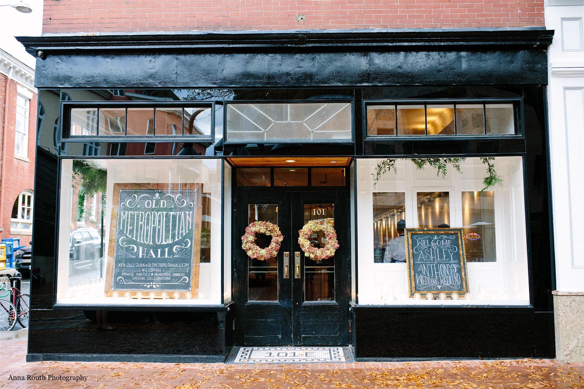 Old Metropolitan Hall in Charlottesville, VA