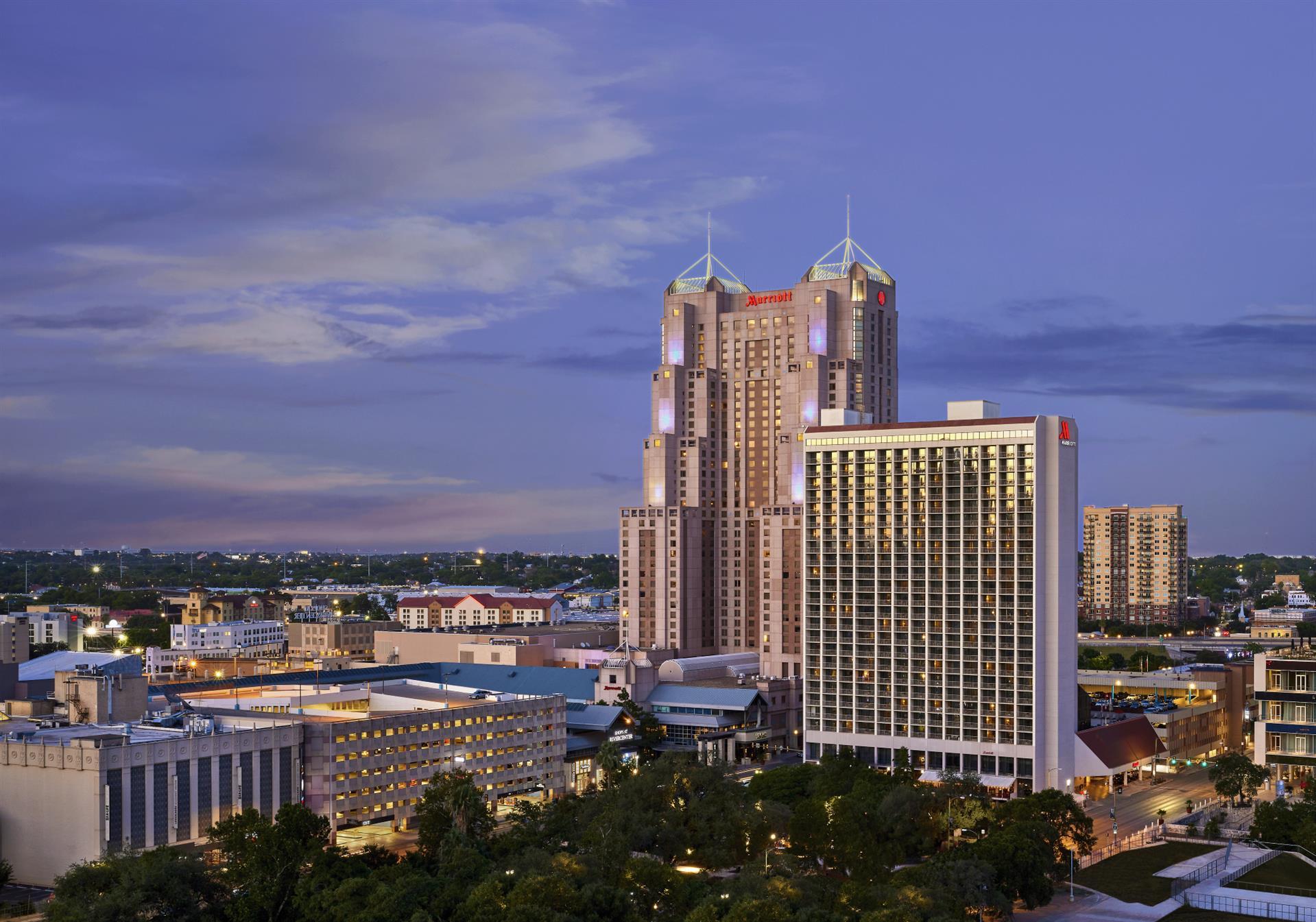 San Antonio Marriott Rivercenter on the River Walk in San Antonio, TX