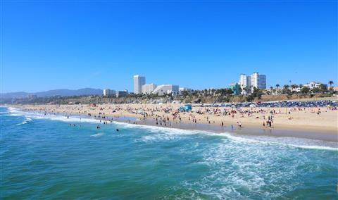 Strand von Santa Monica