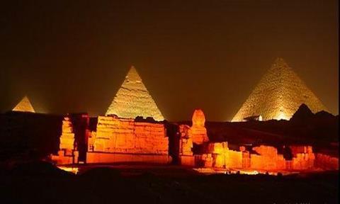Giza Pyramids and Sphinx