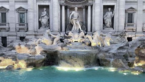 The Trevi Fountain