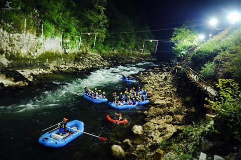 Rafting on river Vrbas