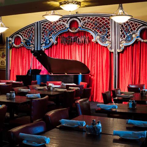 Ciudad nocturna de Cleveland