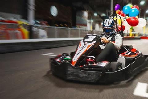 Course de karting en salle de F1