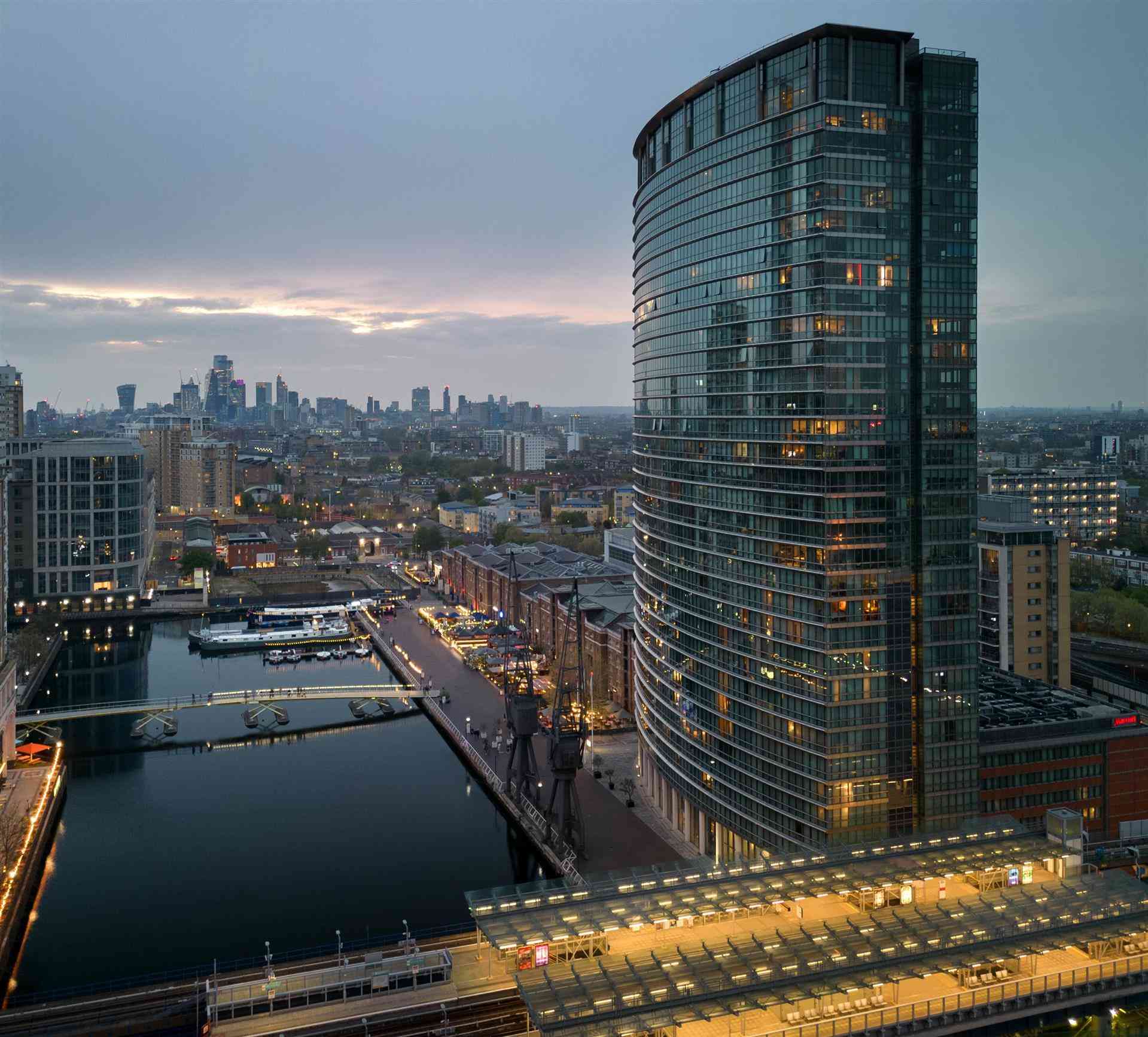 London, GB1의 London Marriott Hotel Canary Wharf