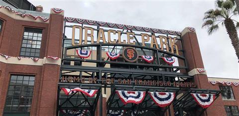 Oracle Park, de thuisbasis van de San Francisco Giants