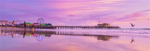 Santa Monica Pier and Beach
